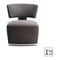 Mimi Chair - Textured Chenille - Armchairs And Accent Chairs