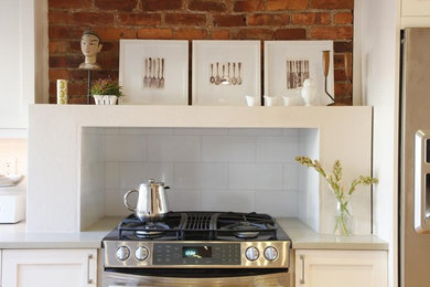 Inspiration for an eclectic kitchen remodel in New York
