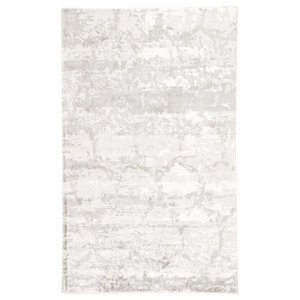Orian Rugs Plush Abstract Fluffy Clouds Gray Area Rug 5 3 X7 6 Contemporary Area Rugs By Shoppypal