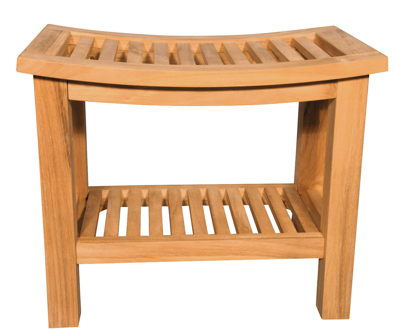 Teak shower and spa bench, One Size - Transitional - Shower Benches ...