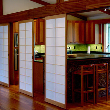 Shoji screens in a whole house remodel