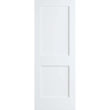 2 Panel Shaker Passage Door Primed, 36"x80"x1.375"