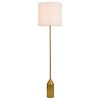 Living District LD2453FLBR Ines Floor Lamp, Brass