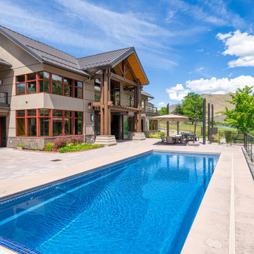 River House (SIP Panels) Chelan Falls WA, Columbia River