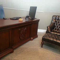 Custom Executive Desk - Desks And Hutches