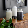 Zimlay Modern Glazed And Speckled Ceramic Set Of 3 Vases 38928