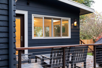 Inspiration for a contemporary exterior home remodel in Seattle