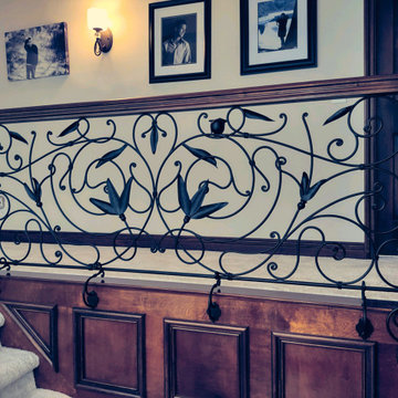 #2471 - Flamboyant Art Nouveau Staircase Railing