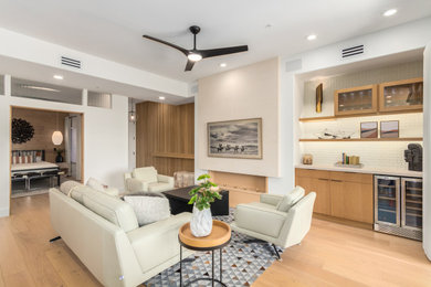 Inspiration for a modern living room remodel in Phoenix
