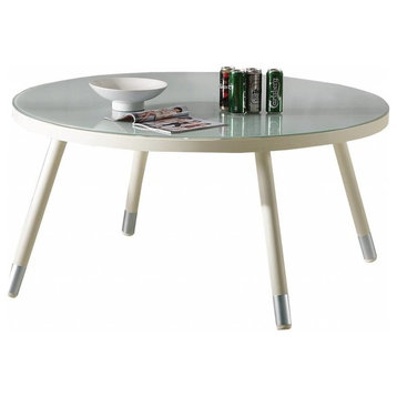 Fatsia Modern Outdoor Round Dining Table for 6