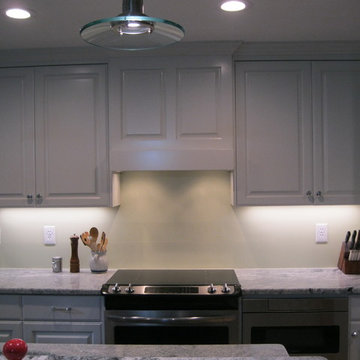 Sunflower backsplash - BEFORE
