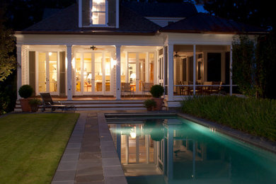 Inspiration for a traditional pool in Charleston.