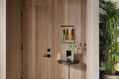Entryway - contemporary entryway idea in Sacramento