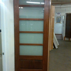 5 Lite Mahoany Showroom Doors - Front Doors
