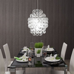 Zuo Cascade Ceiling Lamp Clear - SKU: 50030 - Pendant Lighting