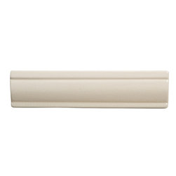 Gramercy Park Demi Rail Molding in Bone China - Tile