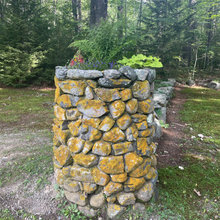 Stone wall/driveway