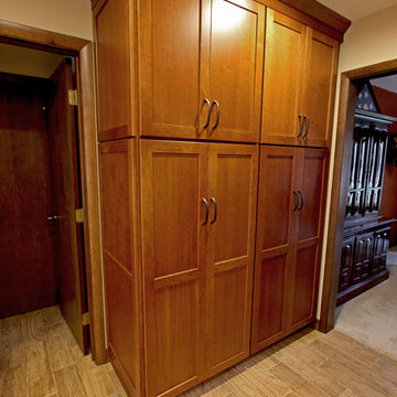 Cherry Cabinets with Quartz Countertop ~ Strongsville, OH #1
