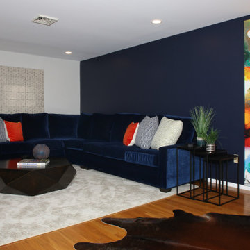 Morris Plains | Bold and Colorful Family Room