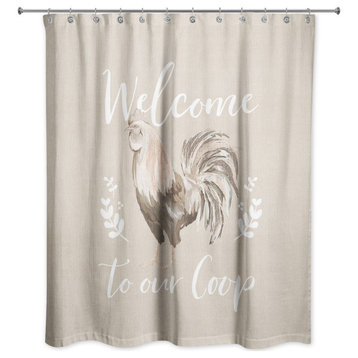 Welcome to our Coop 71x74 Shower Curtain