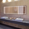 84"x30" Rectangle LED Bathroom Mirror