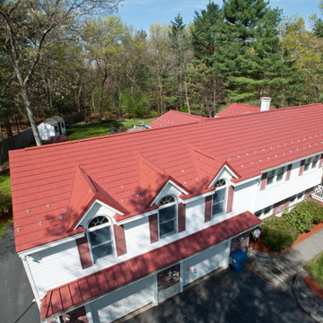 Metal Roofing - Oxford Metal Shingle in Brite Red