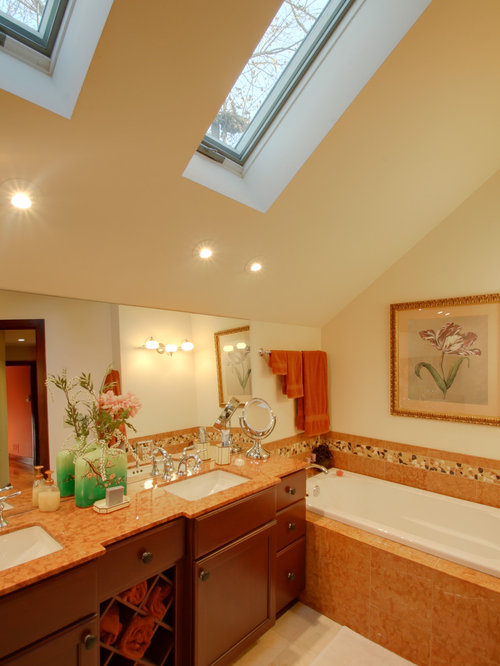 Sloped Bathroom Ceiling Houzz