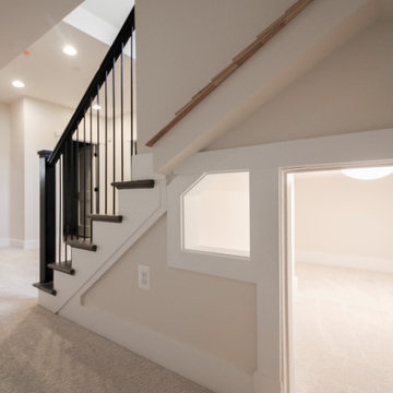 Project #65 | Contemporary Staircase with Vertical Metal Balusters