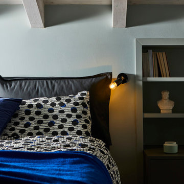 Camera da letto in mandarda