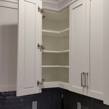 Omega Plainfield White Shaker & Dove Grey Island Dream Kitchen - Walpole