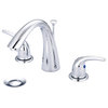 Accent Two Handle Widespread Bathroom Faucet, PVD Brushed Nickel