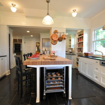 Chef Zoë François' Kitchen Featuring a 48" BlueStar Rangetop
