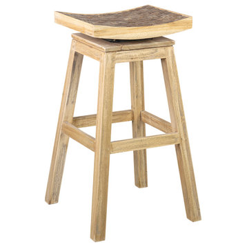 East at Main Jasmine Mango Wood Bar Stool