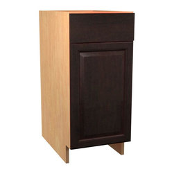 Home Decorators Collection - 18x34.5x24 in. Ancona Base Cabinet with 1 Rollout Tray 1 Soft Close Door and 1 - Kitchen Cabinetry