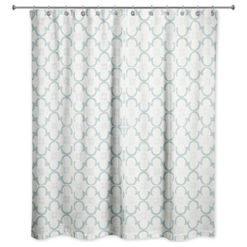 Rustic Tile Pattern 5 71x74 Shower Curtain