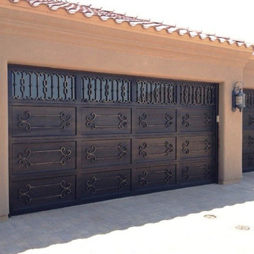 Iron Double Garage Doors