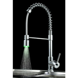 Pull-Out LED Kitchen Sink Faucet - Kitchen Faucets