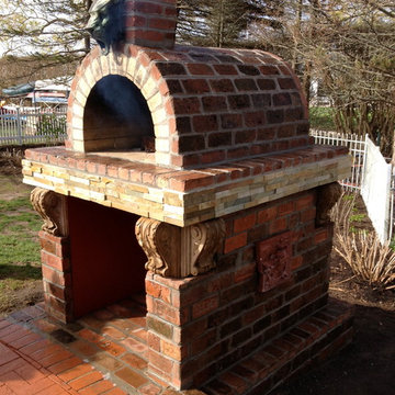 The Quiambao Family Wood Fired Brick Pizza Oven in New York