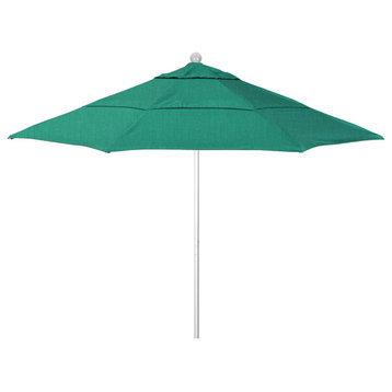 11' Fiberglass Push Open Patio Umbrella, Sunbrella, Spectrum Aztec