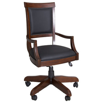 Brayton Manor Dark Brown Jr Executive Desk Chair (RTA)