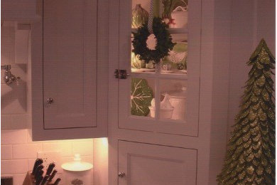 Elegant kitchen photo in Chicago