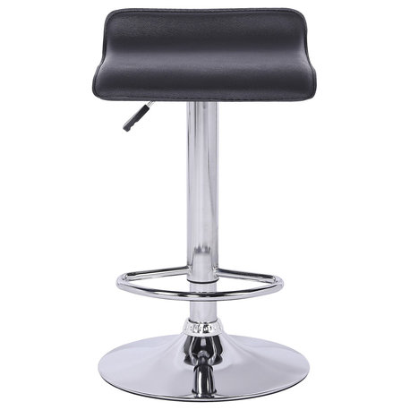 Gas Lift Bar Stool (set of 2), Black