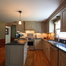 taupe cabinets