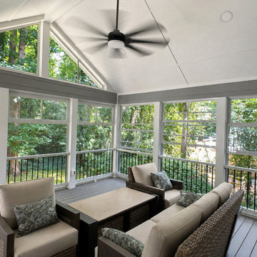 Marietta Craftsman Screened Porch & Deck Addition - Revere Circle GA 30062
