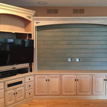 Rustic Hickory Entertainment Center