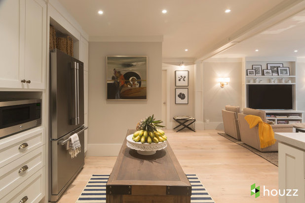 Transitional Kitchen by Breeze Giannasio Interiors