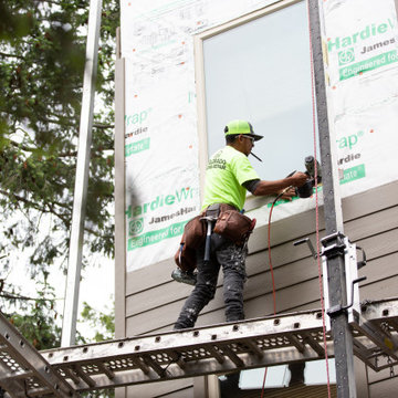 Evergreen James Hardie Siding Replacement