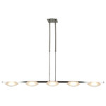 Access Lighting - Access Lighting Nido 5-Light LED Pendant 63959LEDD-MC/FST, Matte Chrome - This 5 Light LED Pendant from Access Lighting has a finish of Matte Chrome and fits in well with any Modern style decor.