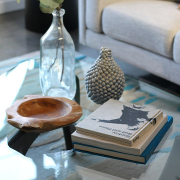 Coffee Table Styling Beach-Style