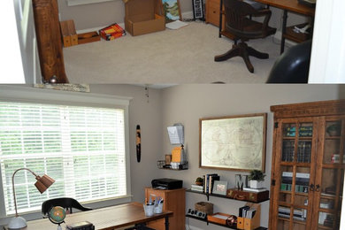 Example of a home office design in Atlanta